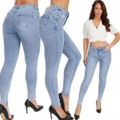 109_ Spodnie damskie jeans rurki - Goodies _L/40