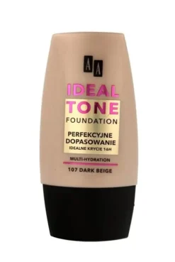 AA Ideal Tone Fundation Podkład Perfekcyjne Dopas107 dark beige 30 ml
