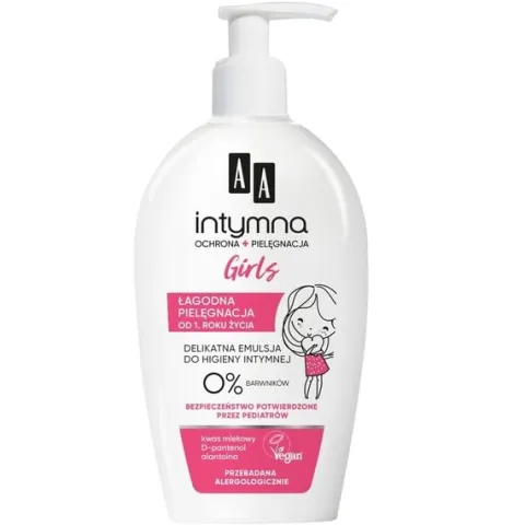 AA Intymna Kremowa Emulsja do higieny intymnej Baby Girl 300ml