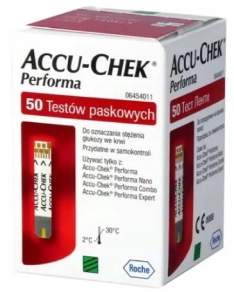 ACCU-CHEK PERFORMA 50 PASKÓW TESTOWYCH