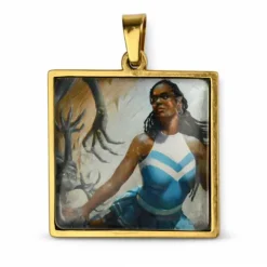 Acrobatic Cheerleader | 4 cm | Metal Szkło | Brelok | Magic The Gathering