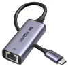 Adapter Ethernet UGREEN CM648 2.5G USB-C do RJ45 Czarny