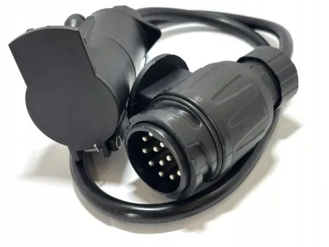 Adapter PRZEJŚCIÓWKA PRZYCZEPY 13 na 7 pin 13/7 KABEL redukcja HAKA wtyk