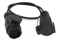 Adapter PRZEJŚCIÓWKA PRZYCZEPY 13 na 7 pin 13/7 KABEL redukcja HAKA wtyk
