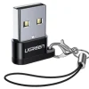 Adapter UGREEN USB-C DO USB-A 2.0 480Mbps 3A Czarny