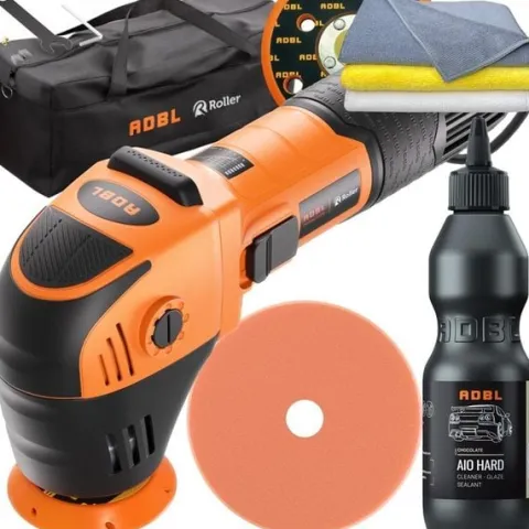 ADBL Roller D12075 Zestaw Maszyna Polerska Torba Pasta Polerka Lakieru Auta
