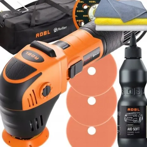 ADBL Roller D12075 Zestaw Maszyna Polerska Torba Pasta Polerka Lakieru Auta