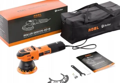 ADBL Roller D12075 Zestaw Maszyna Polerska Torba Pasta Polerka Lakieru Auta