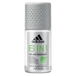 ADIDAS 6 W 1 ANTYPERSPIRANT W KULCE DLA MĘŻCZYZN 50 ML