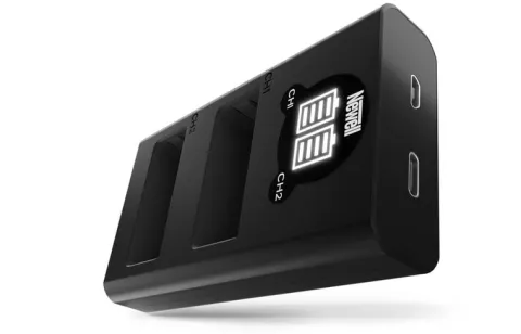 Ładowarka dwukanałowa Newell DL-USB-C do akumulatorów DMW-BLG10 Panasonic