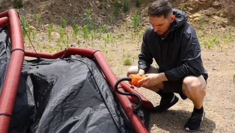 AEROGOGO GIGA PUMP 80 P80G-01 POMPKA DO NAMIOTU MATERACA elektryczna