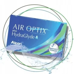 AIR OPTIX HYDRAGLYDE 6 SZT SOCZEWKI KONTAKTOWE MIESIĘCZNE MOC -2,50