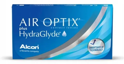 AIR OPTIX HYDRAGLYDE 6 SZT SOCZEWKI KONTAKTOWE MIESIĘCZNE MOC -2,50