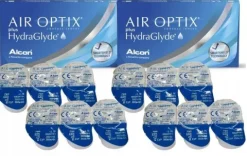 AIR OPTIX HYDRAGLYDE 6 SZT SOCZEWKI KONTAKTOWE MIESIĘCZNE MOC -2,50