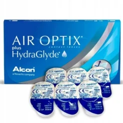 AIR OPTIX HYDRAGLYDE 6 SZT SOCZEWKI KONTAKTOWE MIESIĘCZNE MOC -2,50