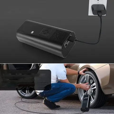 AKUMULATOROWA POMPKA DO OPON ELEKTRYCZNA POMPKA POWIETRZA DO ROWERÓW PIŁEK