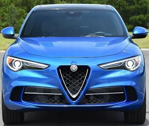 Alfa Romeo Stelvio - Listwy na grill chrom atrapa zderzak Tuning
