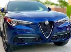 Alfa Romeo Stelvio - Listwy na grill chrom atrapa zderzak Tuning