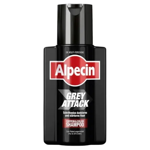 Alpecin Grey Attack Coffein & Color Szampon zapobiegający siwieniu włosów