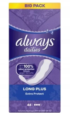 Always Dailies Extra Protect Wkładki higieniczne Extra Long XL44 x4 =176