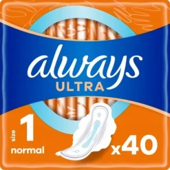 Always Ultra Normal Podpaski ze skrzydełkami 40 szt