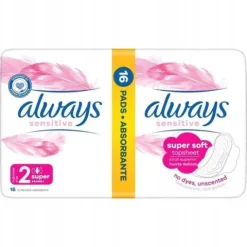 Always Ultra Sensitive Super podpaski ze skrzydełkami rozmiar 2, 16 szt.x2