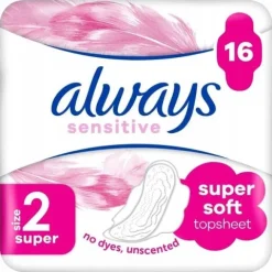 Always Ultra Sensitive Super podpaski ze skrzydełkami rozmiar 2, 16 szt.x2