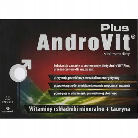 AndroVit Plus witaminy i minerały dla mężczyzn na energię odporność 30 kaps