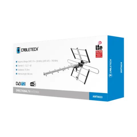 Antena TV kierunkowa typu "Yagi" Cabletech filtr LTE