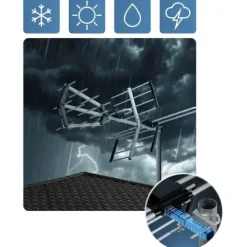 Antena zewnętrzna kierunkowa TV ultra HD 4K Berdsen BD-950