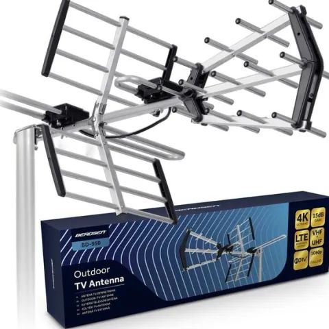 Antena zewnętrzna kierunkowa TV ultra HD 4K Berdsen BD-950