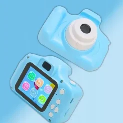 APARAT CYFROWY DLA DZIECI Dziecka Fotograficzny NIEBIESKI PREZENT+KARTA 4GB