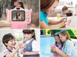 Aparat Cyfrowy Dla Dzieci Dziecka Fotograficzny Niebieski Kotek