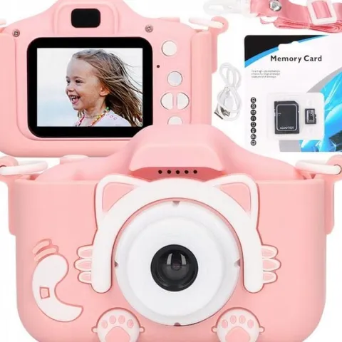 APARAT CYFROWY DLA DZIECI FULL HD 12MPX KAMERA GRY + KARTA 32GB ZESTAW XXL