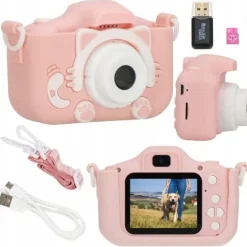 APARAT CYFROWY DLA DZIECI FULL HD 40 Mpx KAMERA GRY+KARTA 32gb ZESTAW XXL