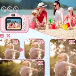 APARAT CYFROWY DLA DZIECI JEDNOROŻEC 48Mpx SELFIE KAMERA+KARTA 32GB MENU PL