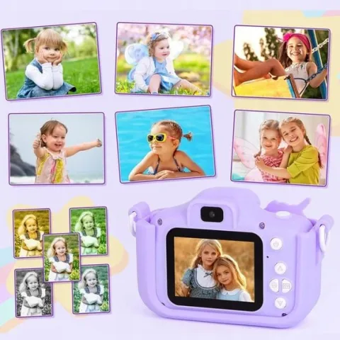 APARAT CYFROWY DLA DZIECI JEDNOROŻEC 48Mpx SELFIE KAMERA+KARTA 32GB MENU PL