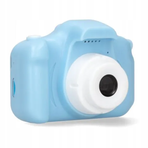 APARAT CYFROWY DLA DZIECI KOTEK NIEBIESKI FULL HD 12MPX KARTA SD 32GB XTECH
