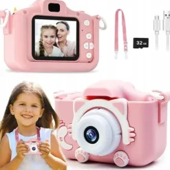 APARAT CYFROWY DLA DZIECI 40mpx+KARTA PAMIĘCI 32GB