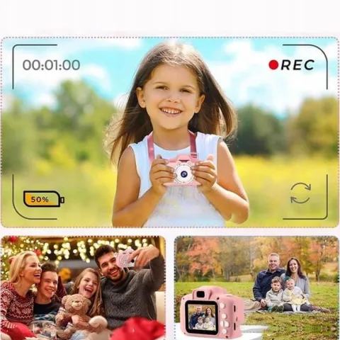 APARAT CYFROWY DLA DZIECI 40mpx+KARTA PAMIĘCI 32GB