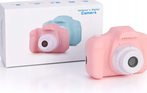 APARAT CYFROWY DLA DZIECKA FABURO 32GB RÓŻOWY