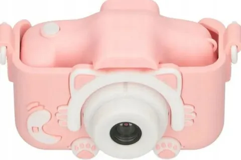 Aparat cyfrowy dziecięcy Extralink kids camera h27 dual pink różowy
