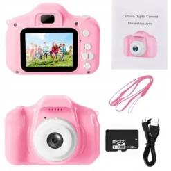 APARAT CYFROWY FOTOGRAFICZNY 40MPX ZABAWKA DLA DZIECI + KARTA 32GB + 4 GRY