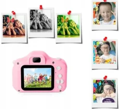 APARAT CYFROWY FOTOGRAFICZNY 40MPX ZABAWKA DLA DZIECI + KARTA 32GB + 4 GRY