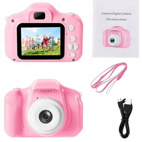 APARAT CYFROWY FOTOGRAFICZNY 40MPX ZABAWKA DLA DZIECI + KARTA 32GB + 4 GRY