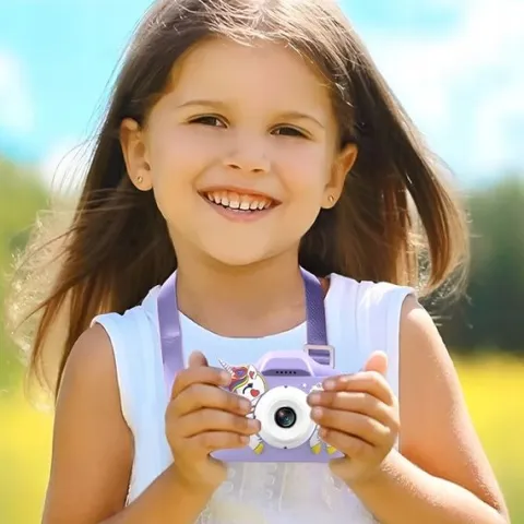APARAT CYFROWY FOTOGRAFICZNY DLA DZIECI 40Mpx KAMERA ZABAWKA GRY+KARTA 32GB
