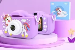 APARAT CYFROWY FOTOGRAFICZNY DLA DZIECI 40Mpx KAMERA ZABAWKA GRY+KARTA 32GB