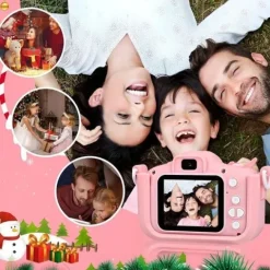 APARAT CYFROWY FOTOGRAFICZNY DLA DZIECI 40Mpx KAMERA ZABAWKA GRY+KARTA 32GB
