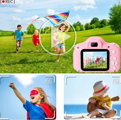 Aparat cyfrowy FOTOGRAFICZNY 12MPX ZABAWKA DLA DZIECI KAMERA + 4 GRY
