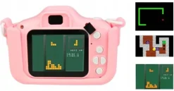 APARAT CYFROWY FOTOGRAFICZNY DLA DZIECI FULL HD JEDNOROŻEC + KARTA 32GB
